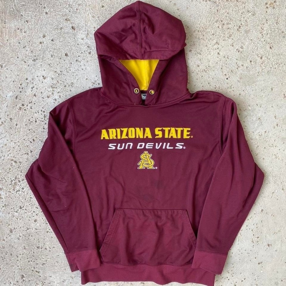 Vintage ASU Sun Devils Arizona State University Stadium Hoodie Size XL